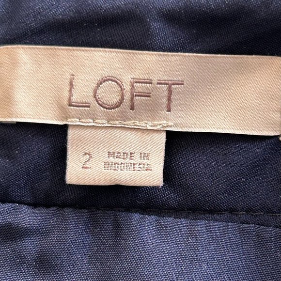 Real Pretty LOFT Jacquard Floral Print Short Skirt US 2 NWOT   - B510 - Picture 5 of 6